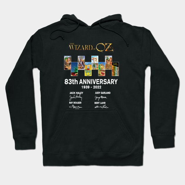 The Wizard Of Oz 83th Anniversary 1939-2022 Hoodie by Mey X Prints